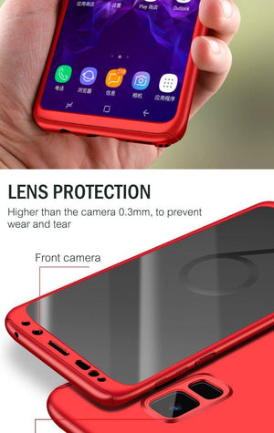 Planet Gates ZNP Luxury 360 Full Protection Cover Cases For Samsung Galaxy S9 S8 Plus Note 9 8 S7 Edge Phone Case For Samsung S7 S8 S9 Case