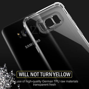 Planet Gates ZNP Luxury Anti-knock Silicone Case For Samsung S8 S9 Plus Transparent Back Cover Case For Samsung S7 Edge Note 8 9 Phone Case