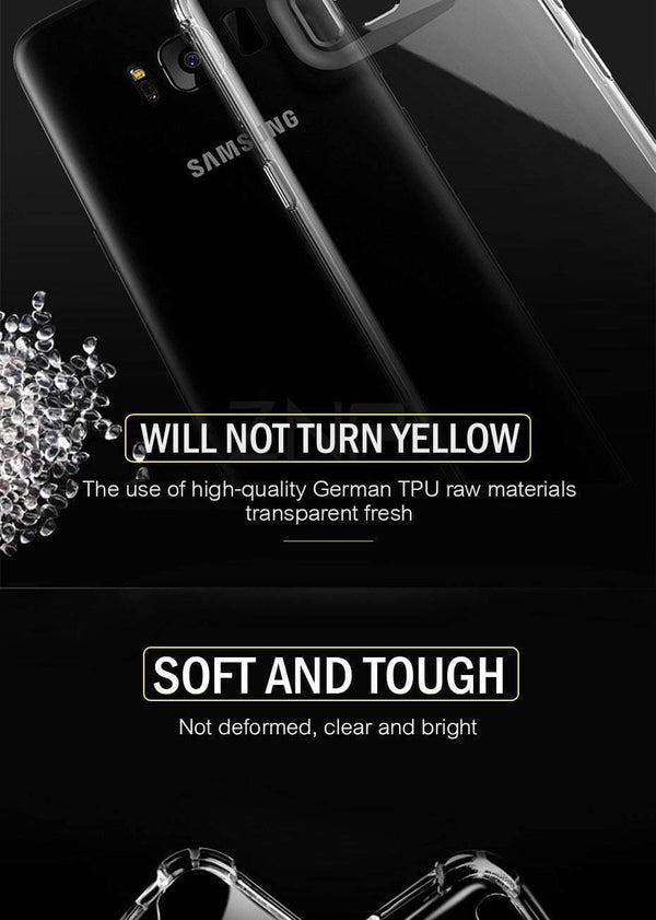 Planet Gates ZNP Luxury Anti-knock Silicone Case For Samsung S8 S9 Plus Transparent Back Cover Case For Samsung S7 Edge Note 8 9 Phone Case