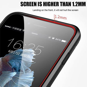 Planet Gates ZNP Luxury Armor Phone Case For iPhone X 7 8 6 6s Plus 5 5s SE Full Shockproof Cover For iPhone 7 8 Plus X Case With Holder Ring