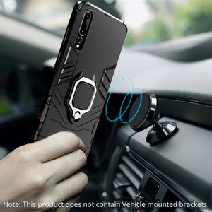 Planet Gates ZNP Luxury Armor Stand Phone Case For Huawei P20 Lite P20 With Holder Ring Shockproof Cover Case For Huawei P20 Pro Case Shell