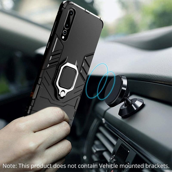 Planet Gates ZNP Luxury Armor Stand Phone Case For Huawei P20 Lite P20 With Holder Ring Shockproof Cover Case For Huawei P20 Pro Case Shell
