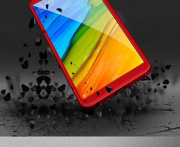 Planet Gates ZNP Luxury Full Cover Case For Xiaomi Redmi Note 5 6 Pro Redmi Note 7 5A Case With Glass For Redmi 4X 6A 6 Pro 5 Plus Phone Case