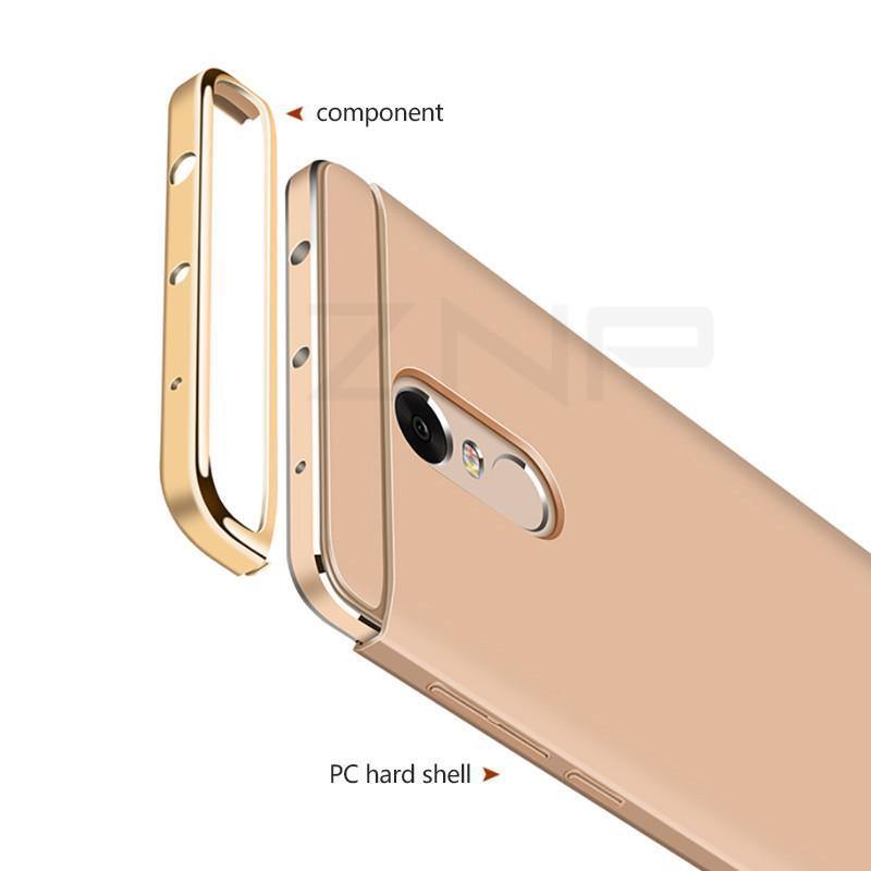 Planet Gates ZNP Luxury Hard PC Plating Case For Xiaomi Redmi Note 4 4X Full Cover Cases For Xiaomi Redmi 4X Redmi Note 4 4X Phone Case Shell