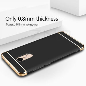 Planet Gates ZNP Luxury Hard PC Plating Case For Xiaomi Redmi Note 4 4X Full Cover Cases For Xiaomi Redmi 4X Redmi Note 4 4X Phone Case Shell