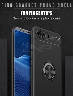 Planet Gates ZNP Luxury Magnetic Ring Stand Cover For Huawei Nova 2 2s 3 3i Phone Case For Honor Play for honor 10 Lite 8X Max Shell Cases