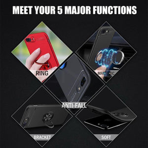 Planet Gates ZNP Luxury Magnetic Ring Stand Cover For Huawei Nova 2 2s 3 3i Phone Case For Honor Play for honor 10 Lite 8X Max Shell Cases