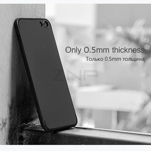 Planet Gates ZNP Luxury Silicone TPU Case For iPhone 6 6s 7 Plus 5 5s SE Cases Back Matte Soft Cover For iPhone 7 8 Plus 6 6s Phone Case p30