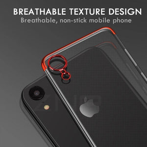 Planet Gates ZNP Luxury Slim Silicone Cover Case For iPhone X XS Max XR Cases Soft TPU Plating Phone Case For iPhone X XR XS Max Case Shell