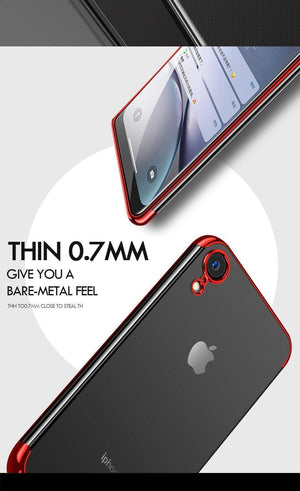 Planet Gates ZNP Luxury Slim Silicone Cover Case For iPhone X XS Max XR Cases Soft TPU Plating Phone Case For iPhone X XR XS Max Case Shell