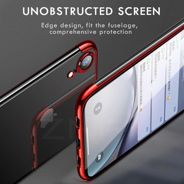 Planet Gates ZNP Luxury Slim Silicone Cover Case For iPhone X XS Max XR Cases Soft TPU Plating Phone Case For iPhone X XR XS Max Case Shell