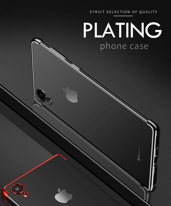 Planet Gates ZNP Luxury Slim Silicone Cover Case For iPhone X XS Max XR Cases Soft TPU Plating Phone Case For iPhone X XR XS Max Case Shell