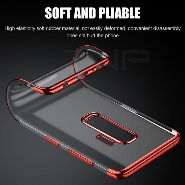 Planet Gates ZNP Luxury Soft TPU Silicone Phone Cases For Samsung Galaxy S9 S8 Plus Note 8 Case Full Cover For Samsung S9 S8 Case Phone Shell