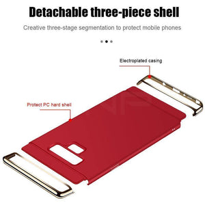 Planet Gates ZNP Luxury Ultra Thin Full Cover Phone Case for Samsung Galaxy S8 S9 Plus S7 Edge Hard PC Plating Case For Samsung Note 8 9 Case