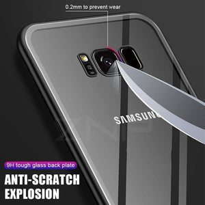 Planet Gates ZNP Magnetic Adsorption Metal Case for Samsung s8 s9 Magnet Magnetic phone Case for Samsung galaxy note 8 9 s7 edge s8 s9 plus