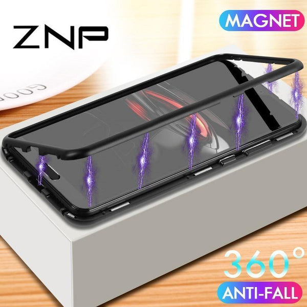 Planet Gates ZNP Magnetic Adsorption Phone Case For Huawei P20 Mate 20 10 Lite Pro Huawei P10 Nova 3 3i 3e Metal Cover For Honor 8X Max Case