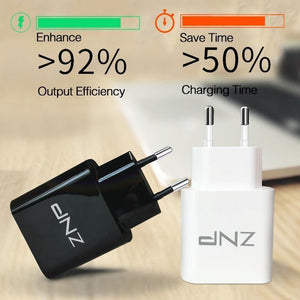 Planet Gates ZNP QC 3.0 Fast USB Charger USB Wall Universal Charger Adapter Mobile Phone Charger for iPhone 8 Tablet Charger For Samsung S8