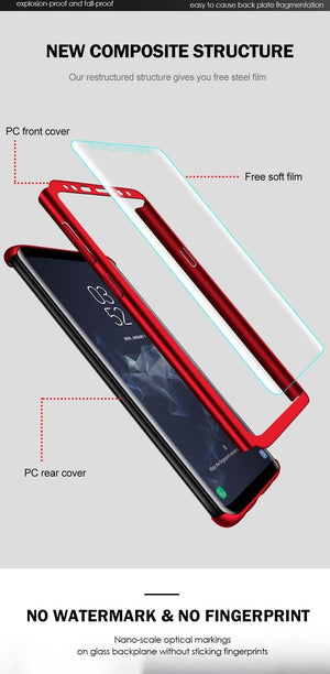 Planet Gates ZNP Shockproof 360 Degree Cases For Samsung Galaxy Note 9 8 S9 S8 S10 Plus Case Phone Cover For Samsung S7 Edge S9 S8 S10 Case