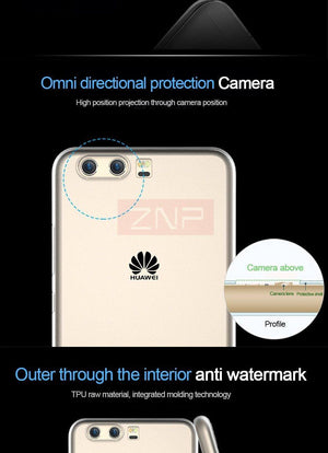 Planet Gates ZNP Silicone Soft TPU Transparent Case For Huawei P10 P10 Plus High Quality Transparent Cover Cases For Huawei P10 lite P10 Case