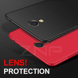 Planet Gates ZNP Simple Phone Case For Meizu M5S M5 M6 Note High Quality Silicone Protective Back Cover Case For Meizu Meilan M6 M5 M5S Shell