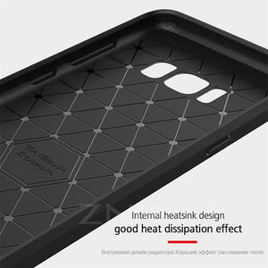 Planet Gates ZNP Soft Silicone Fiber Cases For Samsung Galaxy S6 S7 edge S8 Plus Cover For Samsung Galaxy J5 J7 A3 A5 A7 2017 Note 8 S8 Case