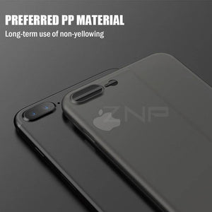 Planet Gates ZNP Ultra Thin Matte Phone Case For iPhone 6 6s 7 8 Plus 0.26mm Slim Full Cover Cases For iPhone X 8 7 Plus 6 6s Case Shell P30