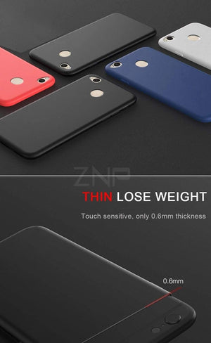 Planet Gates ZNP Ultra Thin Silicone Phone Case For Xiaomi Redmi Note 5 5A Redmi 5 Plus S2 Matte Cover Case For Redmi 4X 5A 6A 6 Pro S2 Case