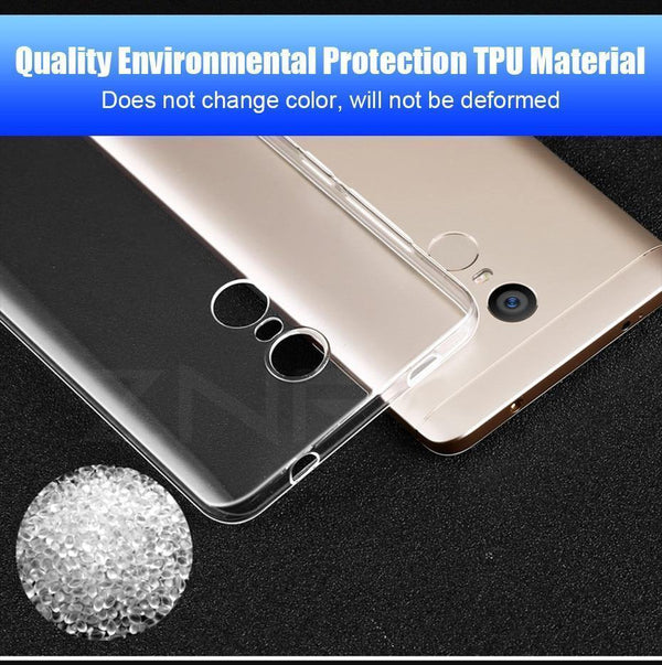 Planet Gates ZNP Ultra Thin Soft transparent TPU Case For Xiaomi Redmi Note 4 4X Pro silicone Case Cover For Redmi Note 4X Phone Shell Coque