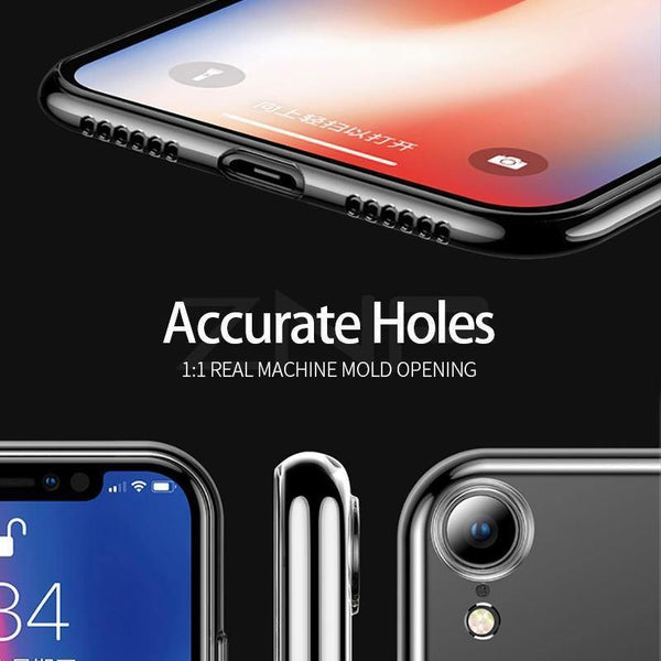Planet Gates ZNP Ultra Thin Soft Transparent TPU Cases For iPhone X XS Max XR Clear Silicone Full Cover for iPhone XR XS Max X 10 Phone Case