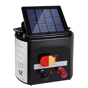 Planet Gates ZORASUN 5KM Solar Electric Fencing Charger Energiser + Adjustable Solar Panel