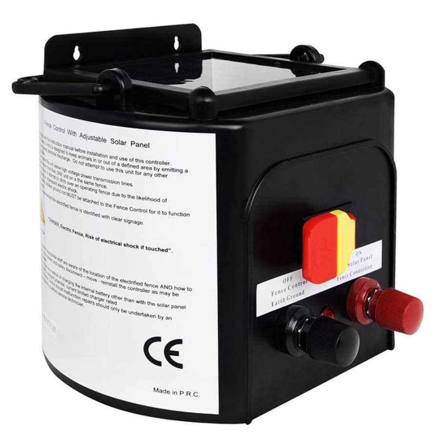 Planet Gates ZORASUN 5KM Solar Electric Fencing Charger Energiser + Adjustable Solar Panel