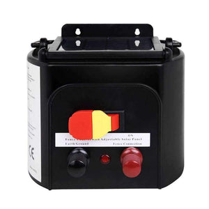 Planet Gates ZORASUN 5KM Solar Electric Fencing Charger Energiser + Adjustable Solar Panel