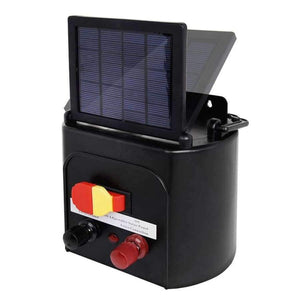 Planet Gates ZORASUN 5KM Solar Electric Fencing Charger Energiser + Adjustable Solar Panel