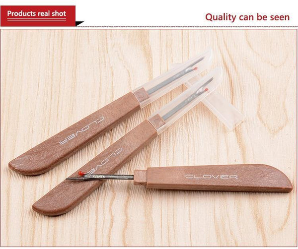 Planet Gates ZOTOONE Clover Lot Steel Plastic Handle Craft Thread Cutter Seam Ripper Stitch Needle Arts DIY Sewing Tools Sewing Accessories E (1pcs)