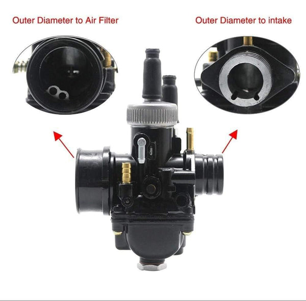 Planet Gates ZSDTRP 17mm 19mm 21mm Dellorto PHBG DS Black Racing Carburetor Carb DIO JOG 50cc 90cc BWS100 for Puch Yamaha Zuma