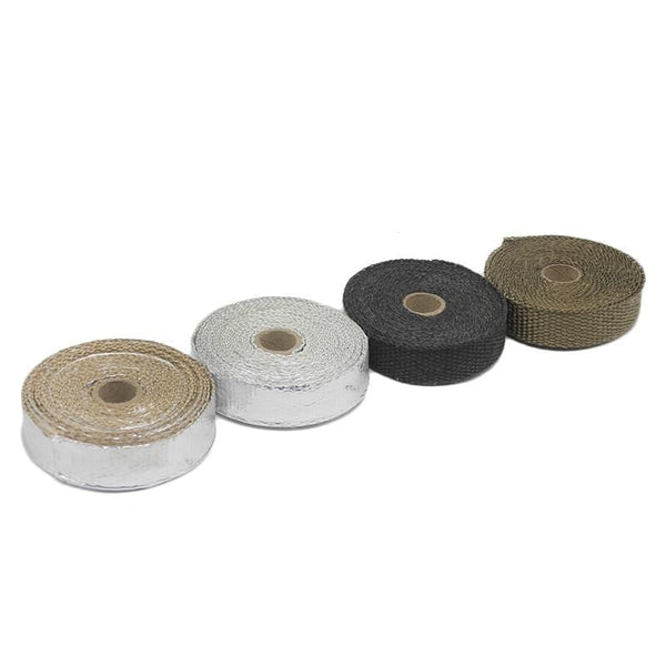 Planet Gates ZSDTRP 5/10/15M Car Moto Heat Shield Wrap Turbo Exhaust Heat Tape Wrap Pipe Wrap Shields Manifold Header Insulation Cloth Roll