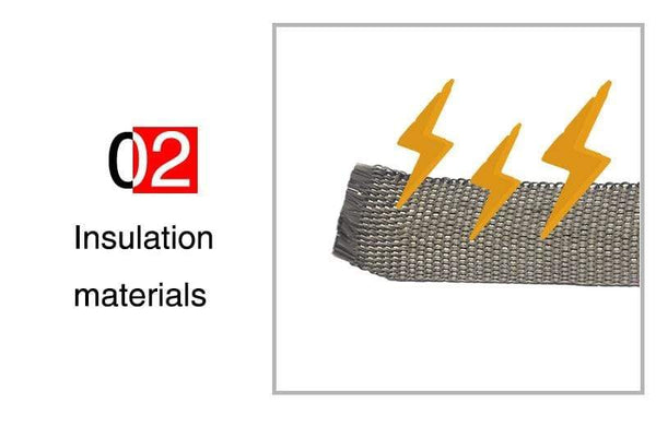 Planet Gates ZSDTRP 5cm*5M 10M 15M Titanium/Black Exhaust Heat Wrap Roll for Motorcycle Fiberglass Heat Shield Tape with Stainless Ties