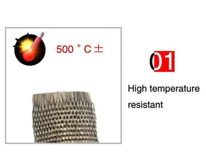 Planet Gates ZSDTRP 5cm*5M 10M 15M Titanium/Black Exhaust Heat Wrap Roll for Motorcycle Fiberglass Heat Shield Tape with Stainless Ties