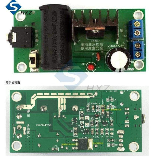 Planet Gates ZVS Tesla Driver Board Parts and High Voltage Package Discharge Needle Boost High Voltage Generator Plasma Music Arc Speaker Kit
