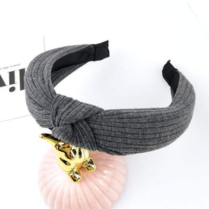 Headband Knot Hair Hoop For Women Simple Cotton Fabric Cross Pearl  Girls Hairband Hair Accessories DSFG05