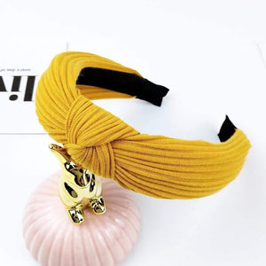 Headband Knot Hair Hoop For Women Simple Cotton Fabric Cross Pearl  Girls Hairband Hair Accessories DSFG05