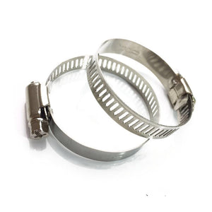 Planet Gates 1/2/5pcs Pipe Clamps Genuine Jubilee Stainless Steel Hose Clips Fuel Hose Pipe Clamps Worm Drive Durable Anti-oxidation
