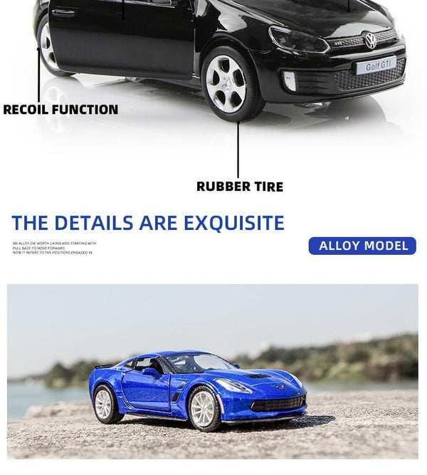 Planet Gates 1:36 Alloy Car Honda Acura Chevrolet Dodge Golf RMZ city Diecasts Toy Vehicles Simulation Exquisite Model 5 Inch Children Gifts