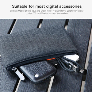 Baseus Portable Mobile Phone Pouch Bag for iPhone Samsung Xiaomi Huawei Bag Case for Cell Phone Accessories Storage Handbag Bag - Planet Gates