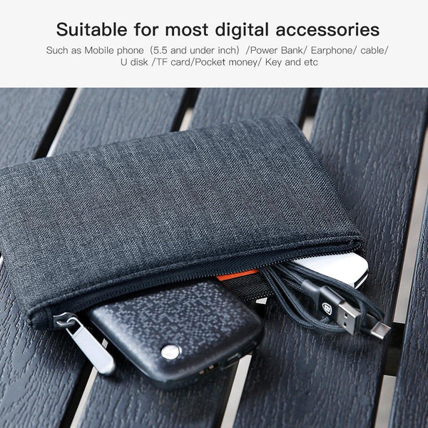 Baseus Portable Mobile Phone Pouch Bag for iPhone Samsung Xiaomi Huawei Bag Case for Cell Phone Accessories Storage Handbag Bag - Planet Gates